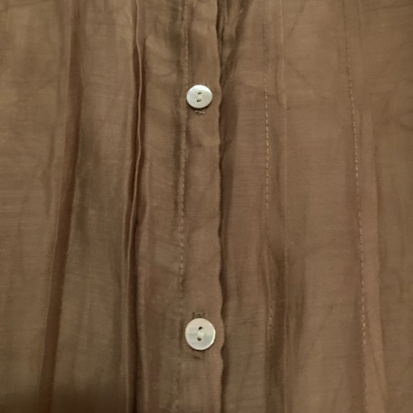 Chico's Tan Tunic Size 2 - Picture 3 of 5